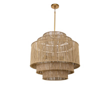 Sunpan 111704 - Alyssa Chandelier - Natural Jute